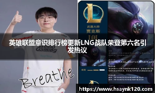 英雄联盟意识排行榜更新LNG战队荣登第六名引发热议